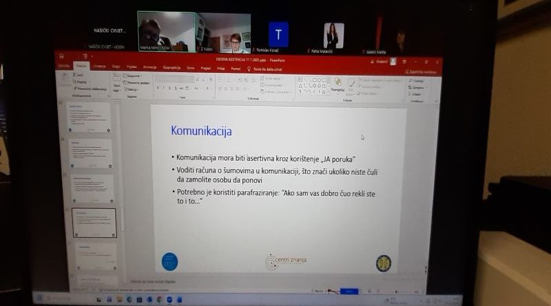 SOIH Forum virtualnog učenja – Uloga korisnika osobne asistencije